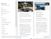 Tablet Screenshot of joannachiu.com